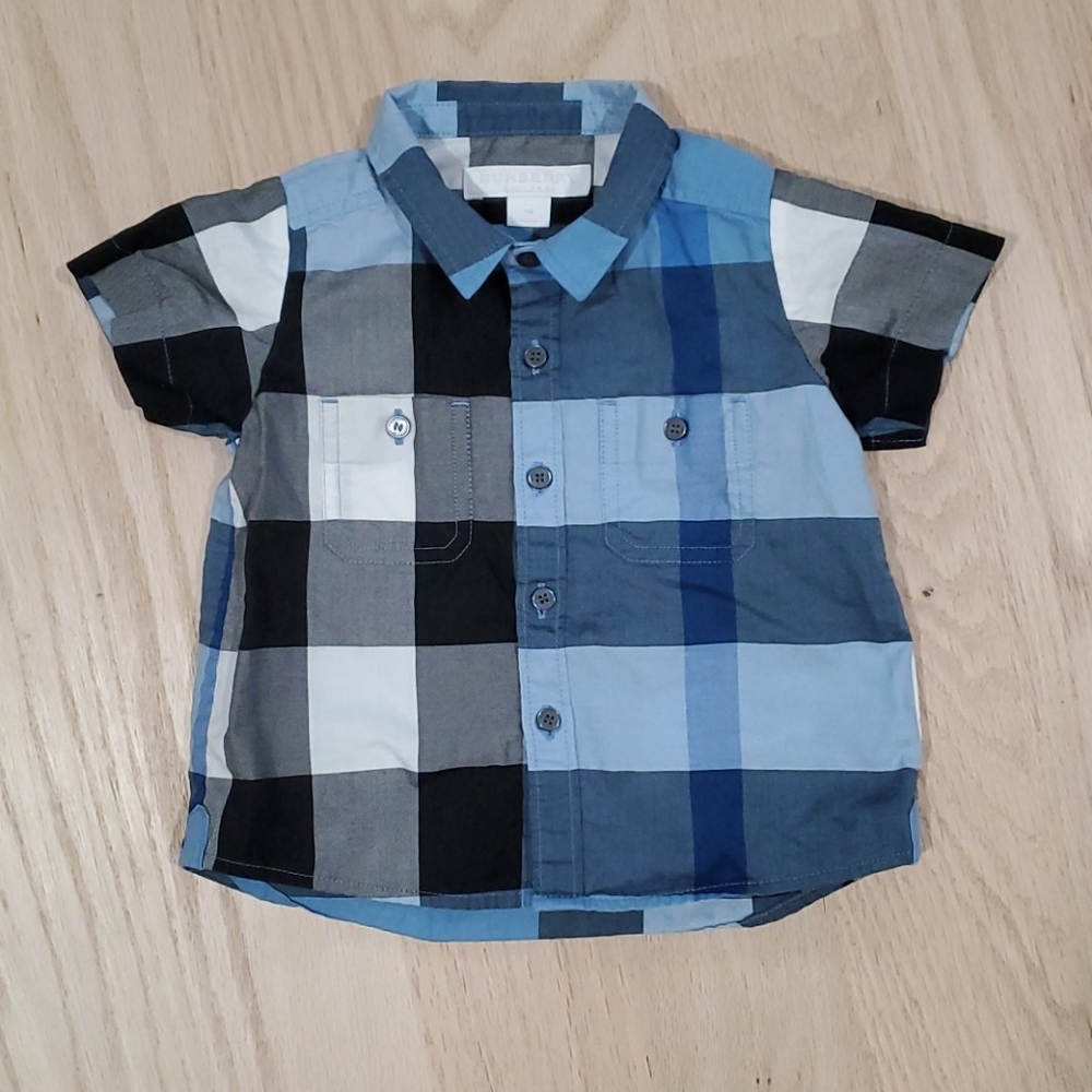 Burberry Baby Boy Button Down - short sleeve